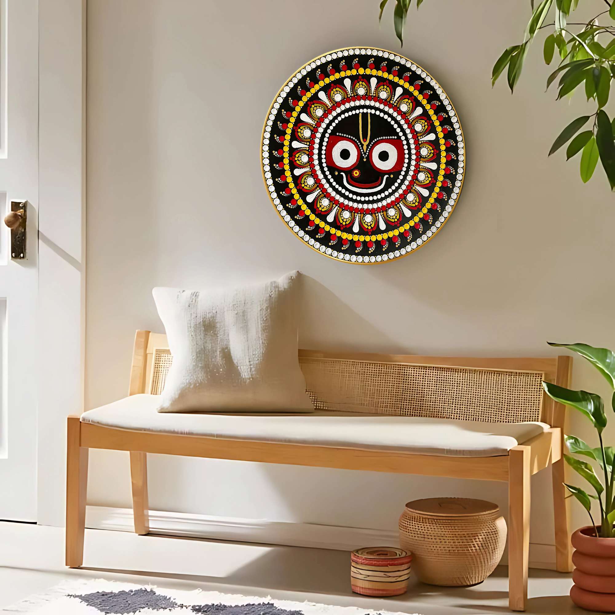 Round Wall Painting - Image 6